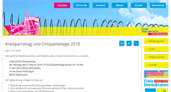 Desktop Screenshot of fdp-oberhausen.de