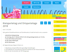 Tablet Screenshot of fdp-oberhausen.de